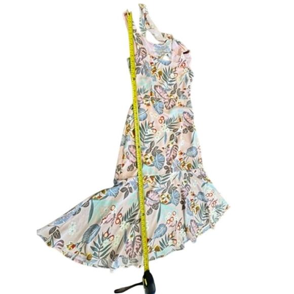 "LULUS" Floral Back Tie Sundress SZ XS Boho Cottage Core Fairy Prairie Whimsical - Picture 5 of 13